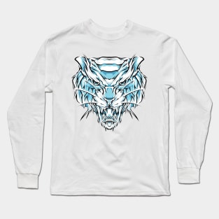 tger head handdrawing Long Sleeve T-Shirt